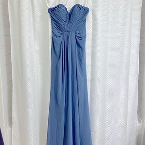 Dear Cleo strapless bridesmaid dress (style - Julia, color - hydrangea)
